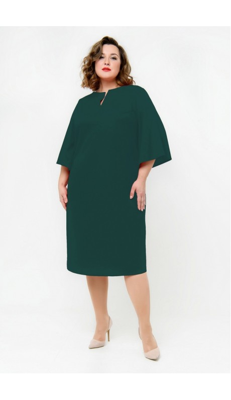 Карналия платье темно-зеленое