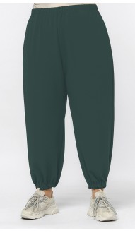 Битрис брюки-джогеры темно-зеленые