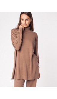 Лиминс свитер коричневый