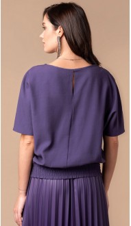 Фанси блуза фиолетовая
