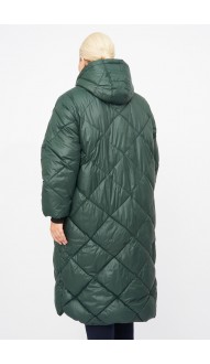 Геллар пальто темно-зеленое