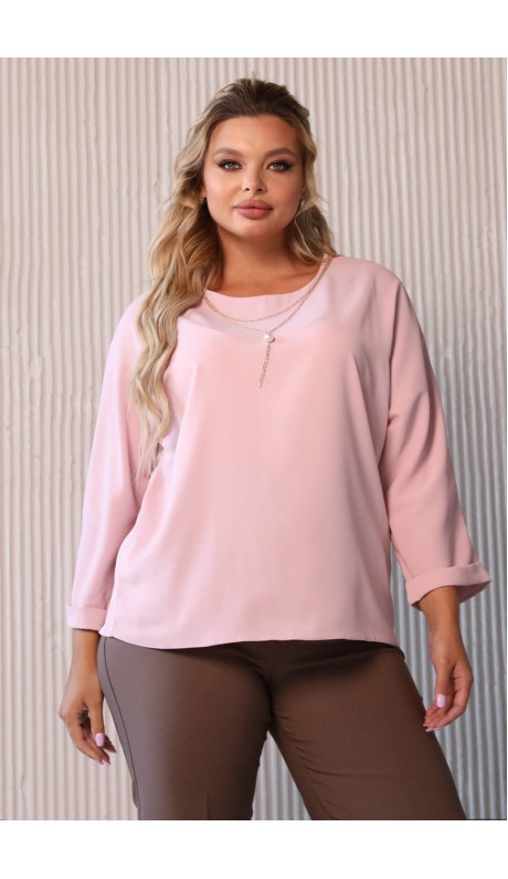 Дреана блузка розовая
