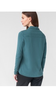 Неора блузка темно-зеленая