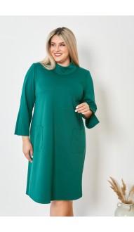 Джанаса платье зеленое