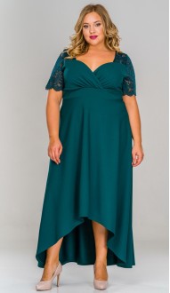 Асенс платье темно-зеленое