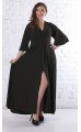 Миана платье в пол черное