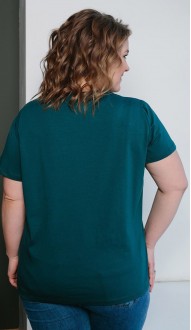 Джалет футболка темно-зеленая