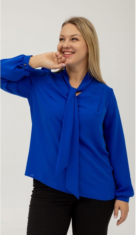 Надин блуза синяя
