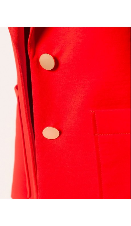 Триас пиджак красный