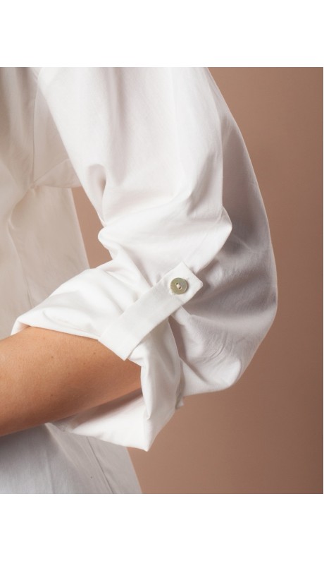 Лексия блуза белая с надписью