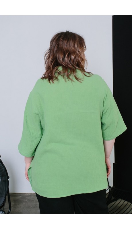 Риада блуза зеленая