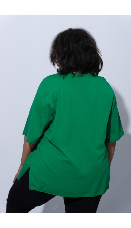 Ланаса футболка зеленая