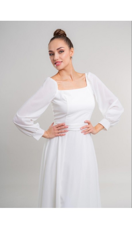 Альвина платье белое в наличии