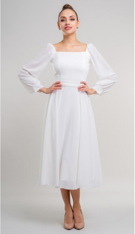 Альвина платье белое в наличии