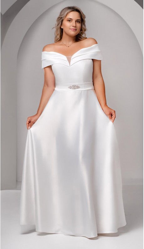 Юара W платье в пол белое