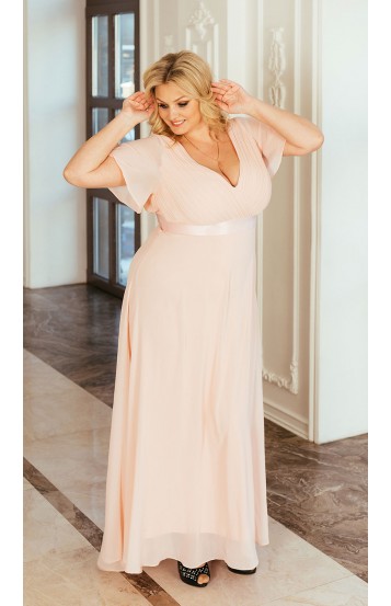 Лореса платье в пол розовое