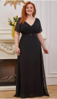 Лореса платье в пол черное