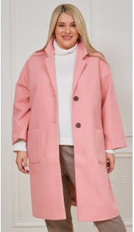 Илара пальто розовое
