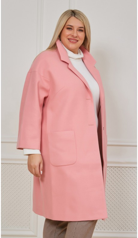 Илара пальто розовое