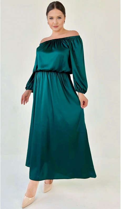 Кимберли платье темно-зеленое