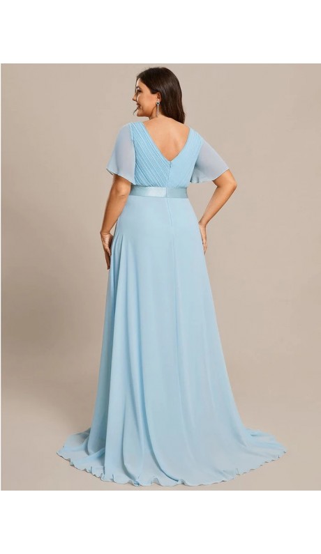 Лореса платье в пол голубое