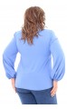 Бринлен блуза голубая