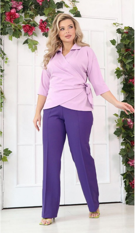 Сирис брюки фиолетовые