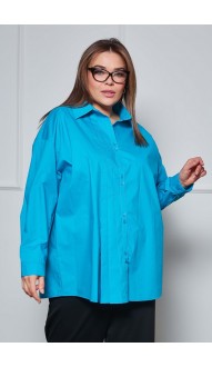 Ланелла рубашка бирюзовая