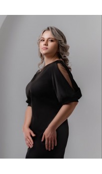 Делма платье черное