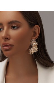 Серьги пусеты крупные бижутерия