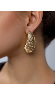 Серьги бижутерия крупные объемные