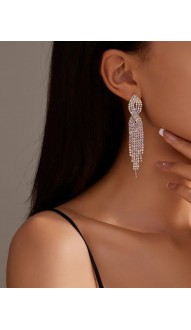 Серьги с плетением косичка