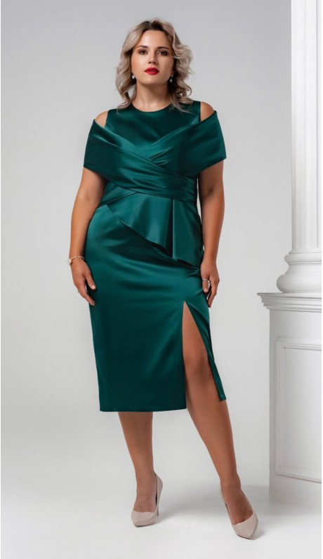 Калипса платье изумрудное