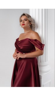 Варина платье midi бордовое