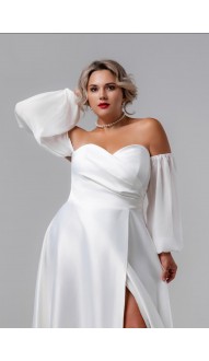 Рони платье в пол белое