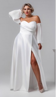 Рони платье в пол белое