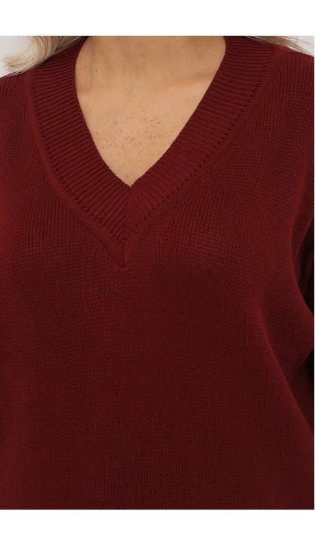 Вайлет джемпер бордовый в наличии