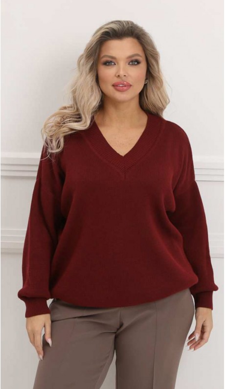 Вайлет джемпер бордовый в наличии