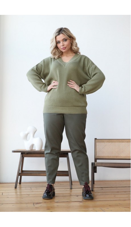 Вайлет джемпер фисташковый в наличии