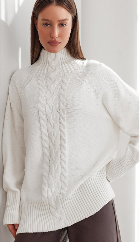 Геланс свитер белый в наличии