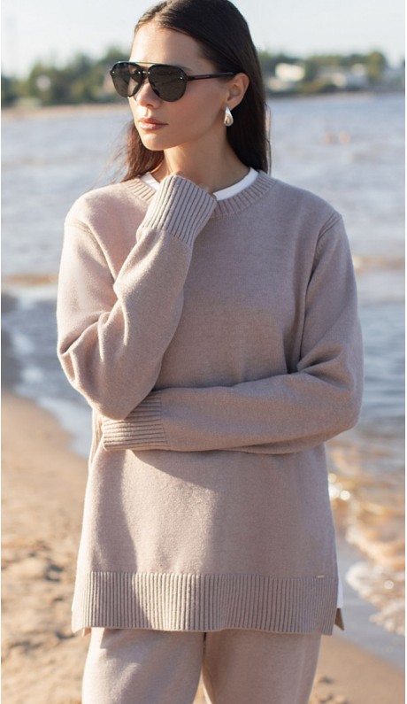 Крислен свитер макиато меланж в наличии