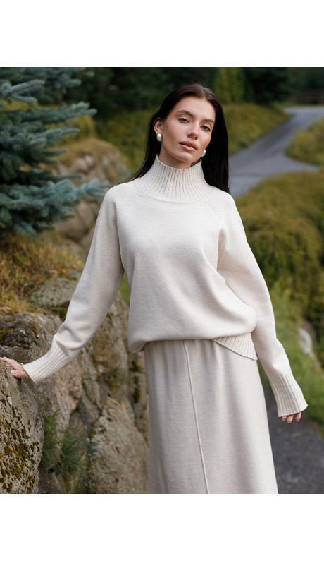 Ирдис свитер овсяный меланж