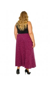 Никлис юбка бордовая