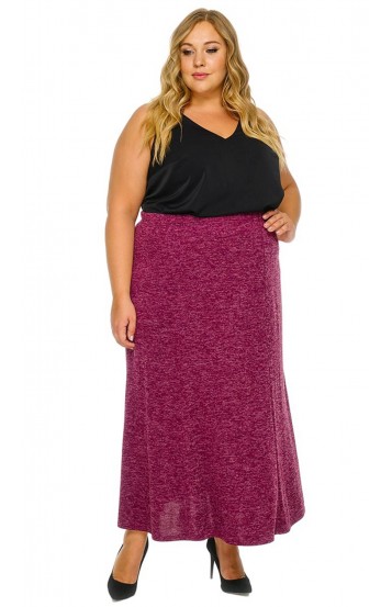 Никлис юбка бордовая