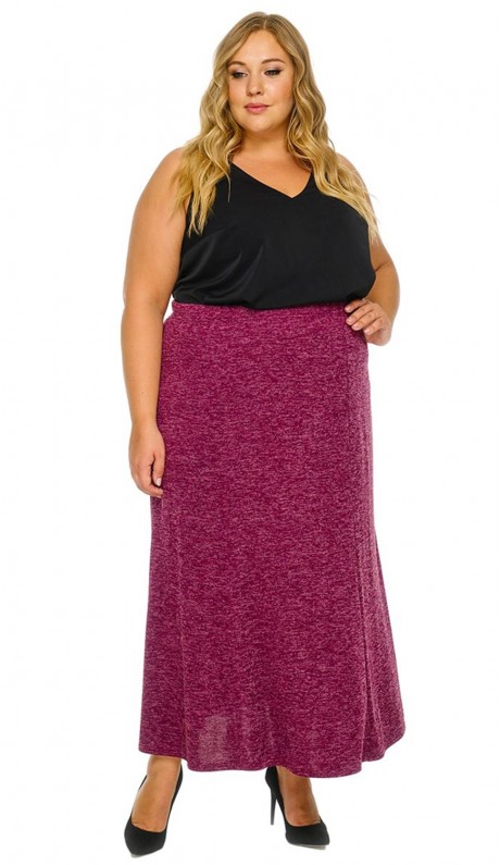 Никлис юбка бордовая