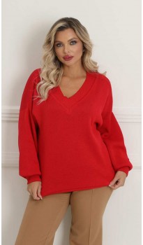 Вайлет джемпер красный в наличии