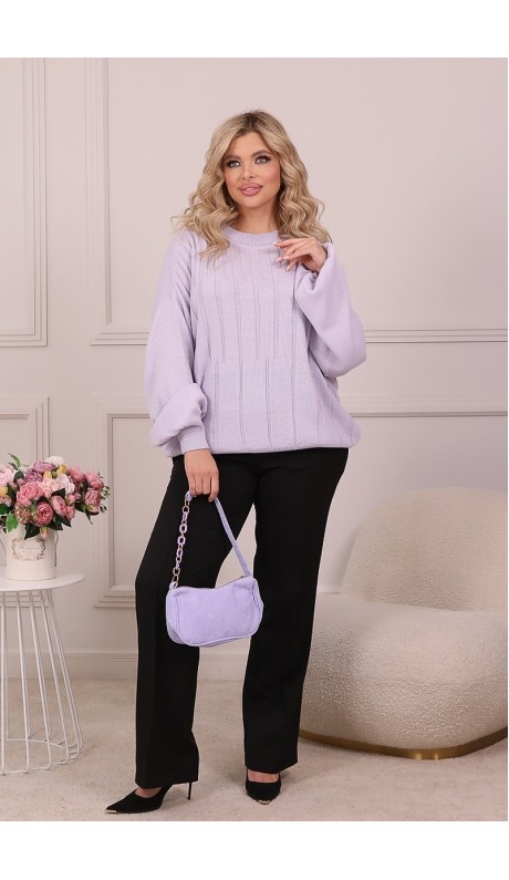 Рика джемпер лавандовый в наличии