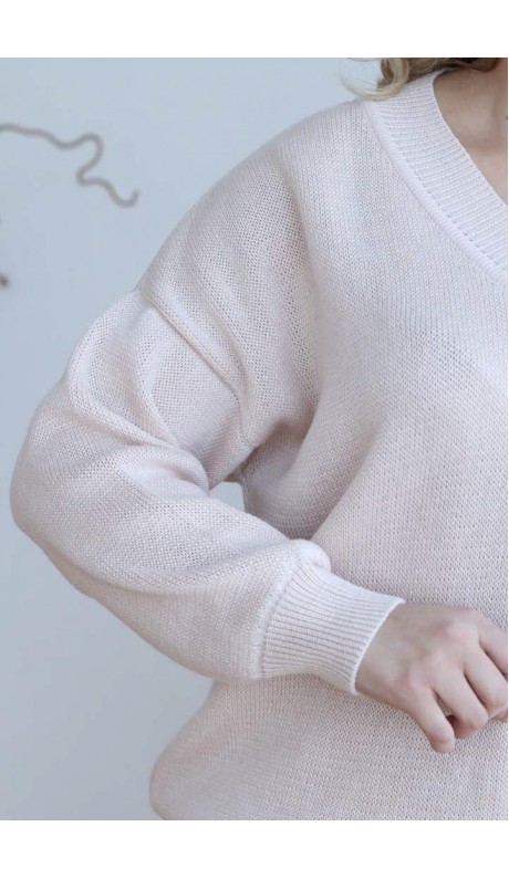 Вайлет джемпер пудра