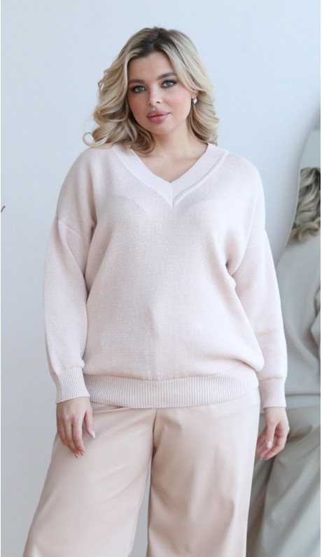 Вайлет джемпер пудра