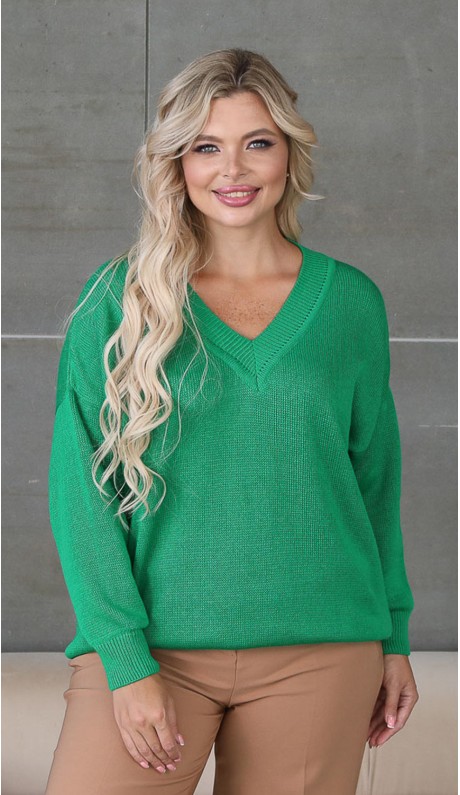 Вайлет джемпер зеленый